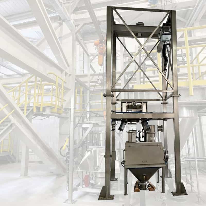 Stainless Steel Automatic Ton Bag Unloader & Feeding Station