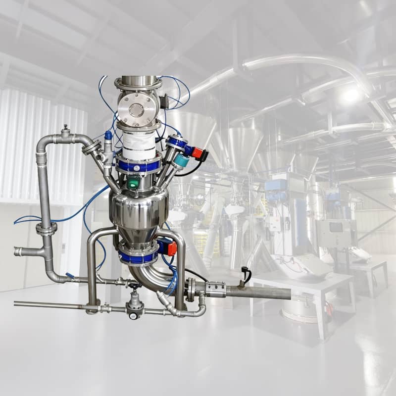 Dense-phase pneumatic conveying sender tank